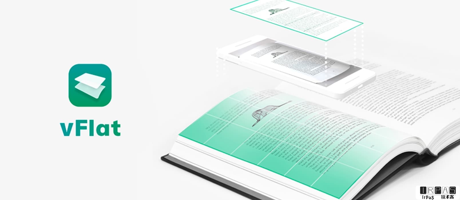 vFlat - 会弯曲校正、移除手指头的纸质书籍扫描仪[Android] 1