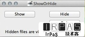 ShowOrHide - 开关隐藏文件的显示[Mac] 1