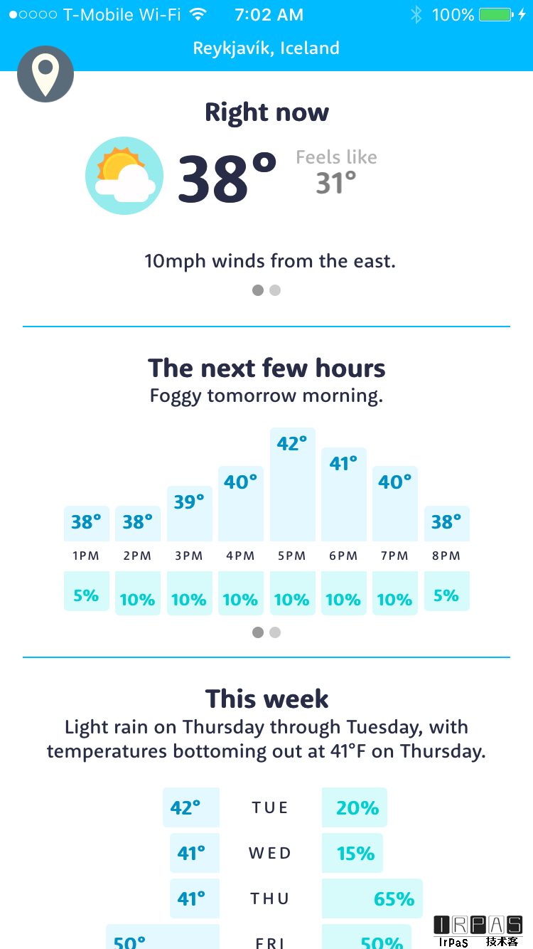 Hello Weather - 无废话天气预报[iPad/iPhone] 2