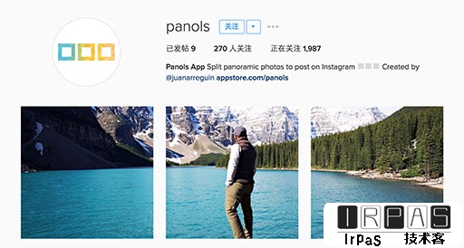 Panols - 分割展示你的全景照片，并分享至 INS / 微信朋友圈[iPhone] 2