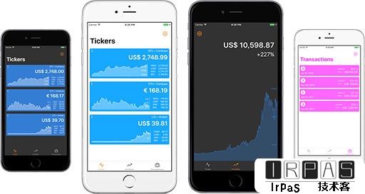 Bitfolio - 支持 6 家国外交易所的「虚拟币行情」追踪与资产记录应用 [iPad/iPhone] 1