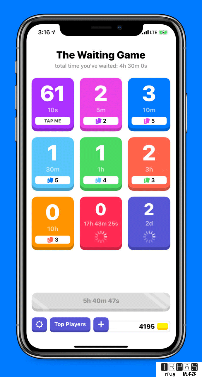 The Waiting Game - 这是一个真正的「等待」游戏，只有等待 [iPhone] 1